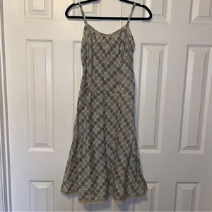 Burning Torch Women's Multicolor Floral Spaghetti Strap Scoop Neck Midi Dress